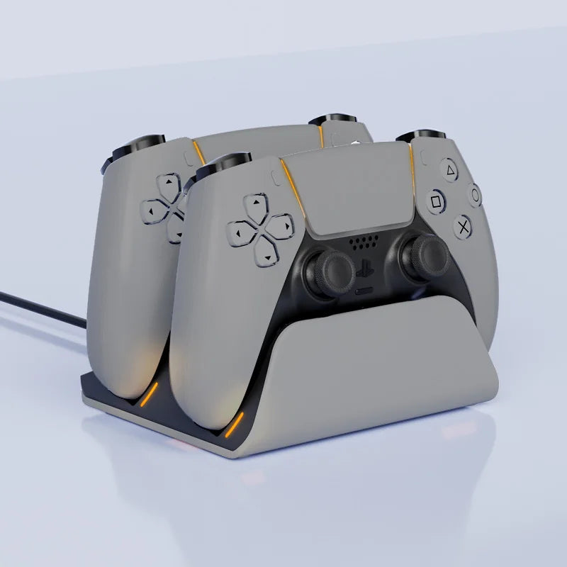 PS5 Dual Controller Charging Dock — Fast Wireless Charging Station