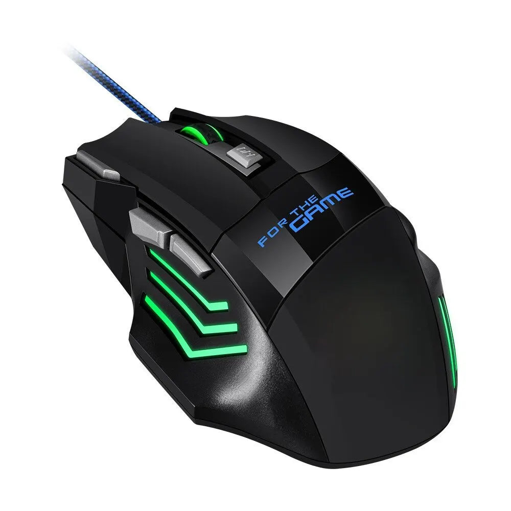 Hyperspeed RGB Gaming Mouse — 7-Button Wired Ergonomic Design