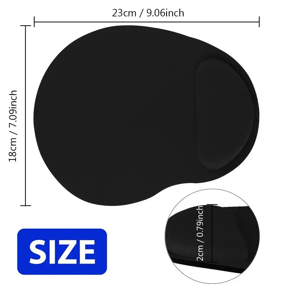 Ergonomic Wrist Rest Mouse Pad — Non-Slip Comfort Mat for PC & Laptop