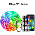 RGB LED Strip Lights — App & Remote Control, 0.5m to 30m Room Lighting