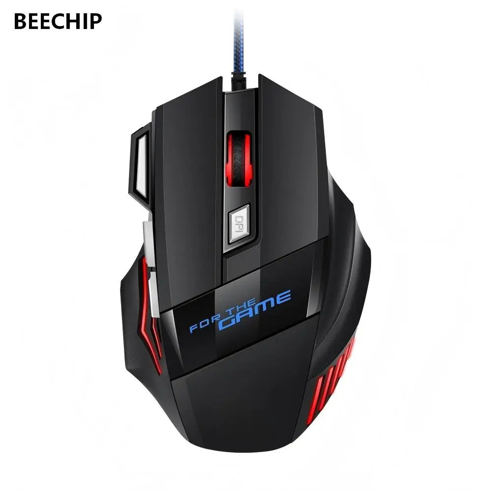 Hyperspeed RGB Gaming Mouse — 7-Button Wired Ergonomic Design