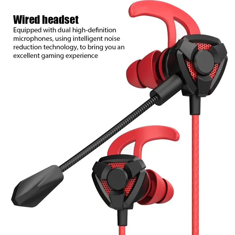 Wired Gaming Earbuds with Mic — Universal 3.5mm for PS4, PC & Mobile