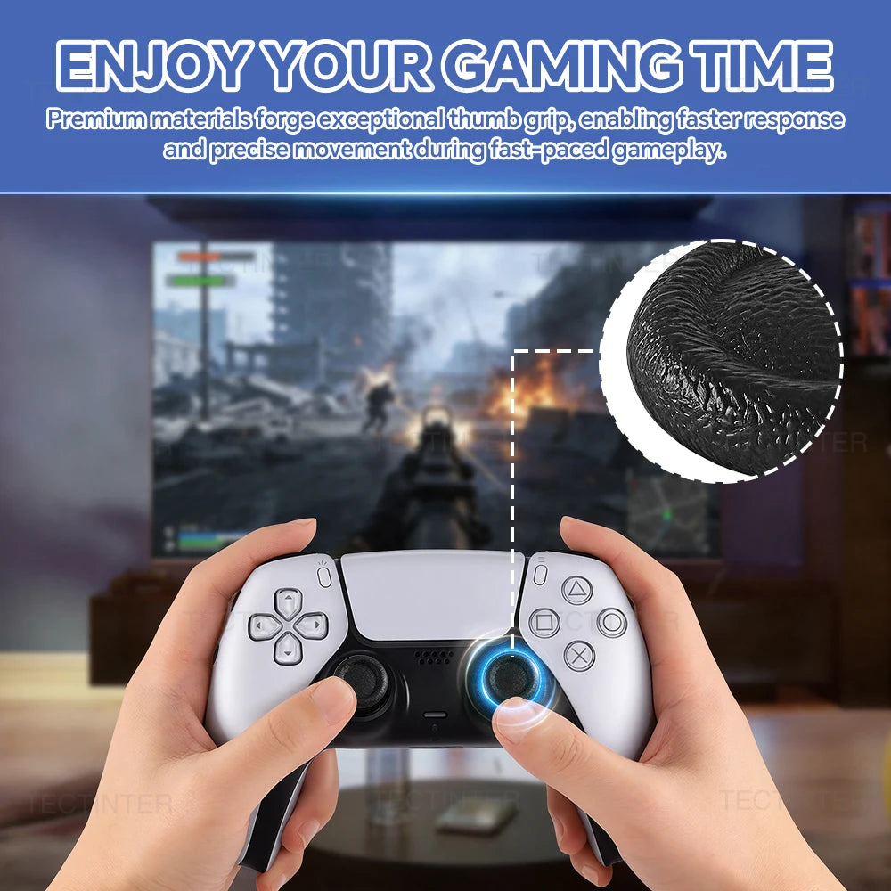PS4/PS5 & Xbox Thumbstick Grip Caps — Joystick Replacement Cover Set