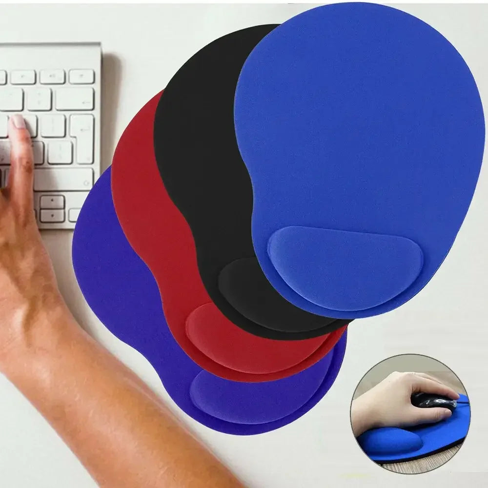Ergonomic Wrist Rest Mouse Pad — Non-Slip Comfort Mat for PC & Laptop