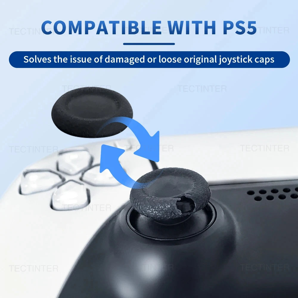 PS4/PS5 & Xbox Thumbstick Grip Caps — Joystick Replacement Cover Set