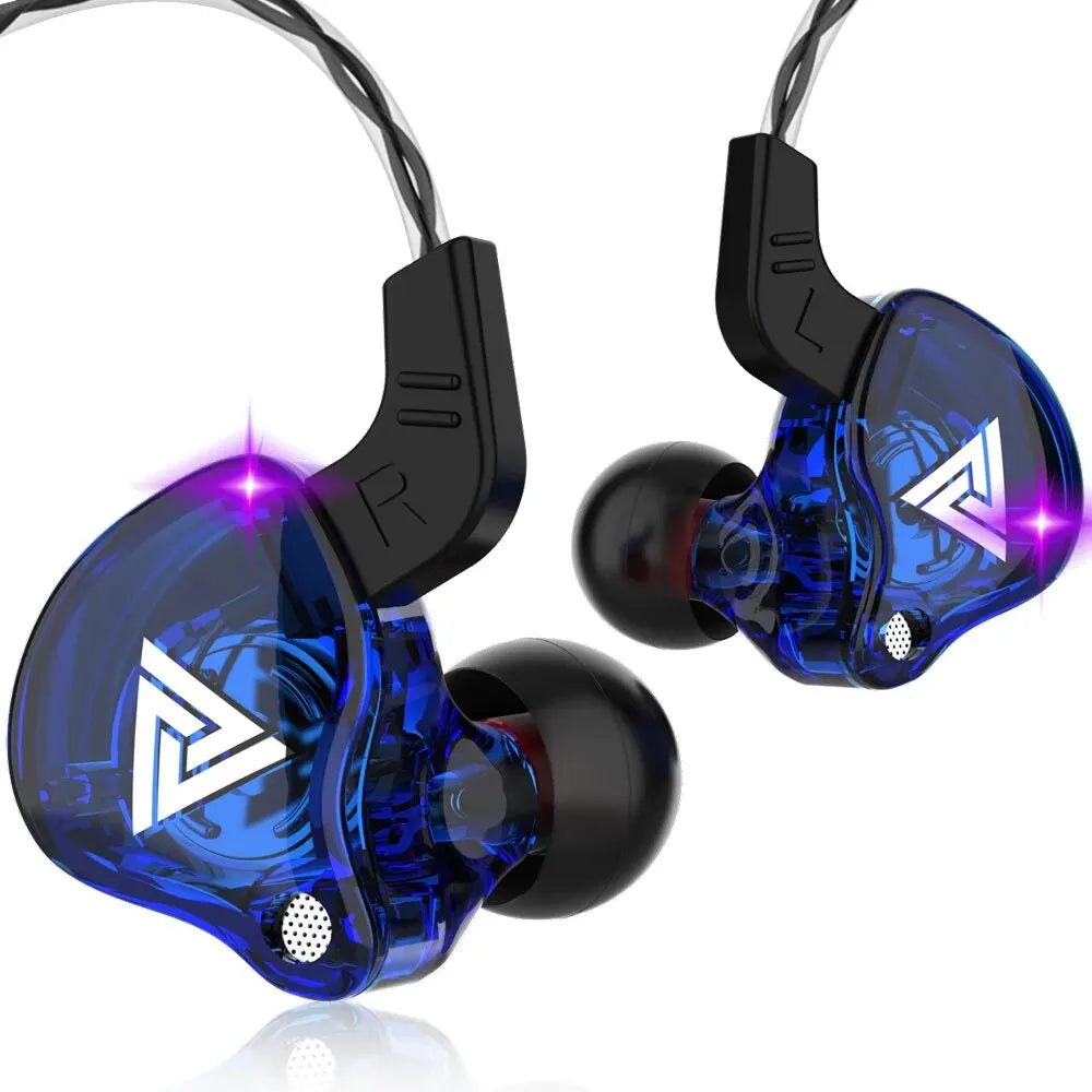 AK6 HiFi Gaming Earbuds — 3.5mm Sport Earphones with Mic