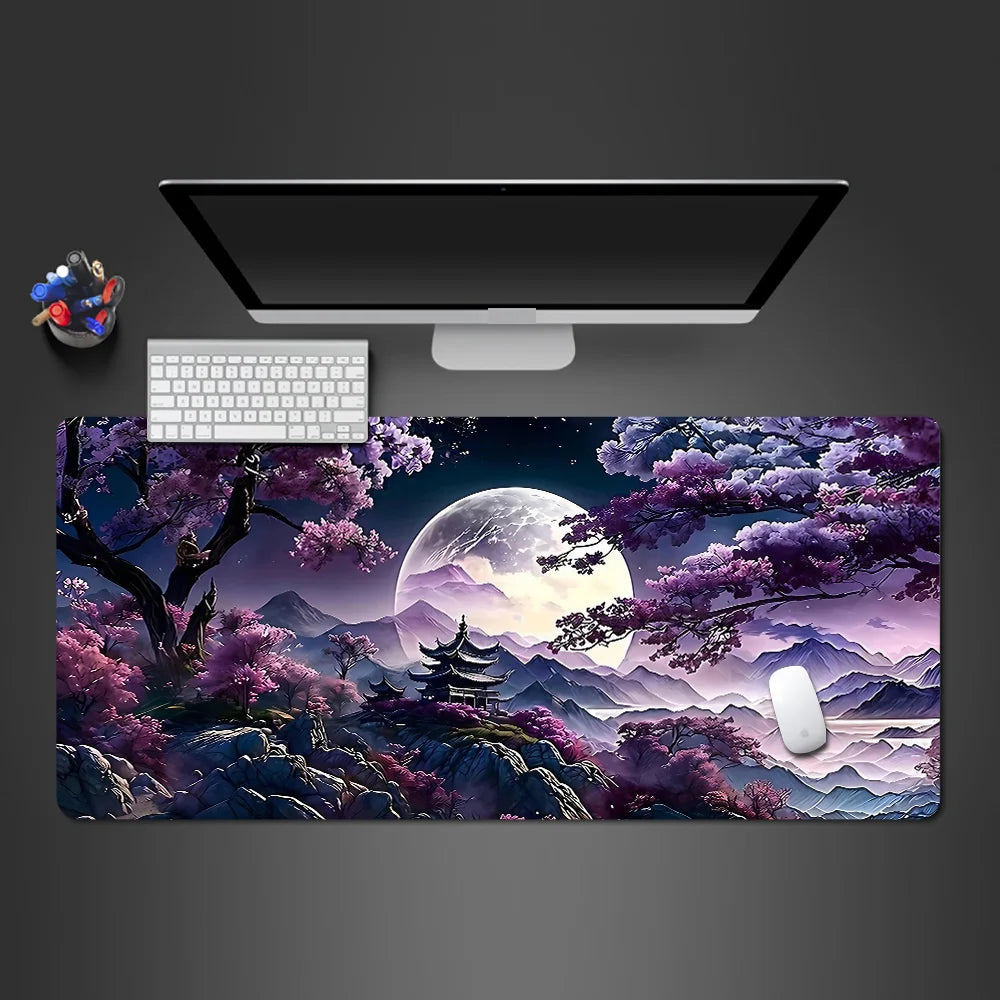 Sakura XXL Gaming Mouse Pad — Desk Mat for Keyboard & Mouse