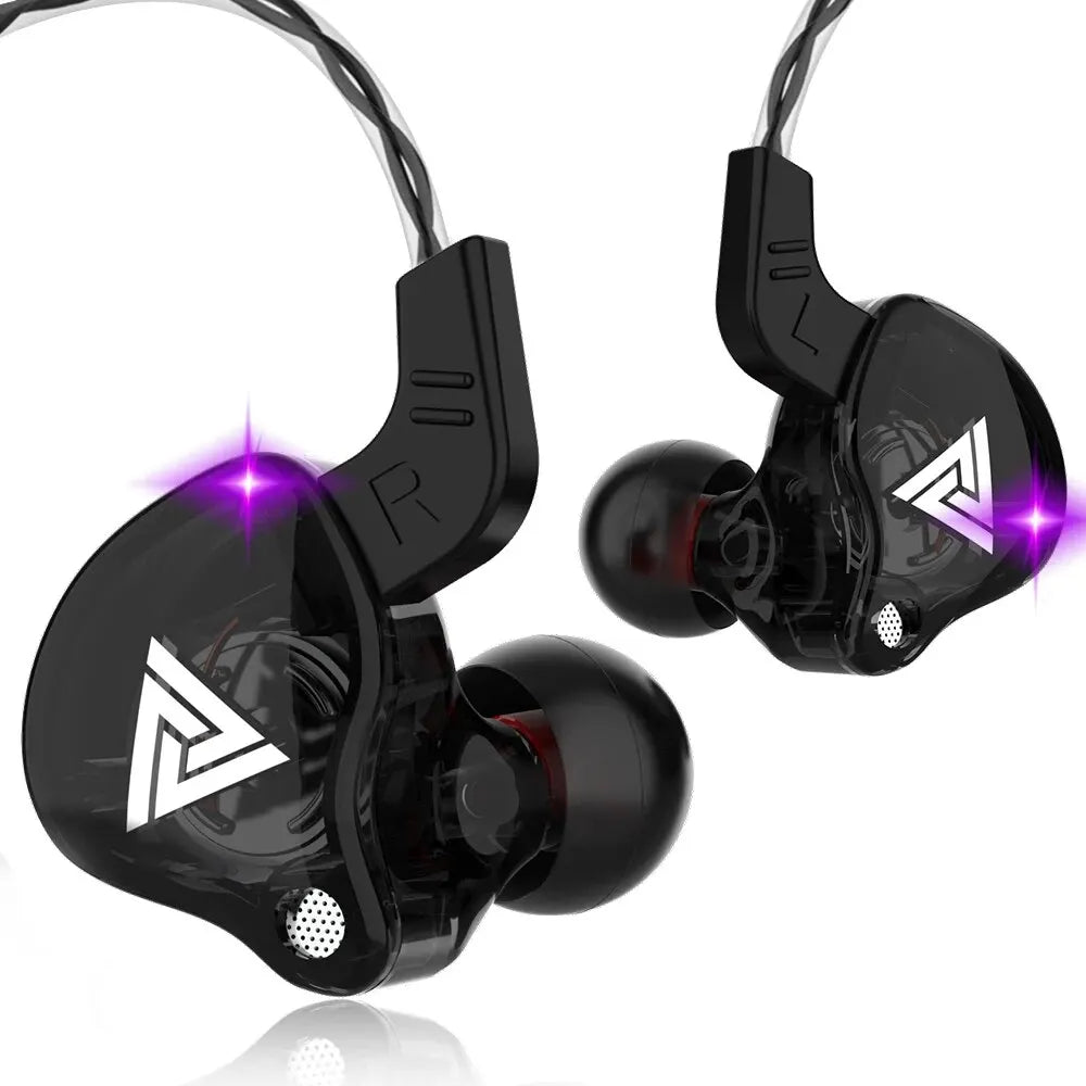 AK6 HiFi Gaming Earbuds — 3.5mm Sport Earphones with Mic