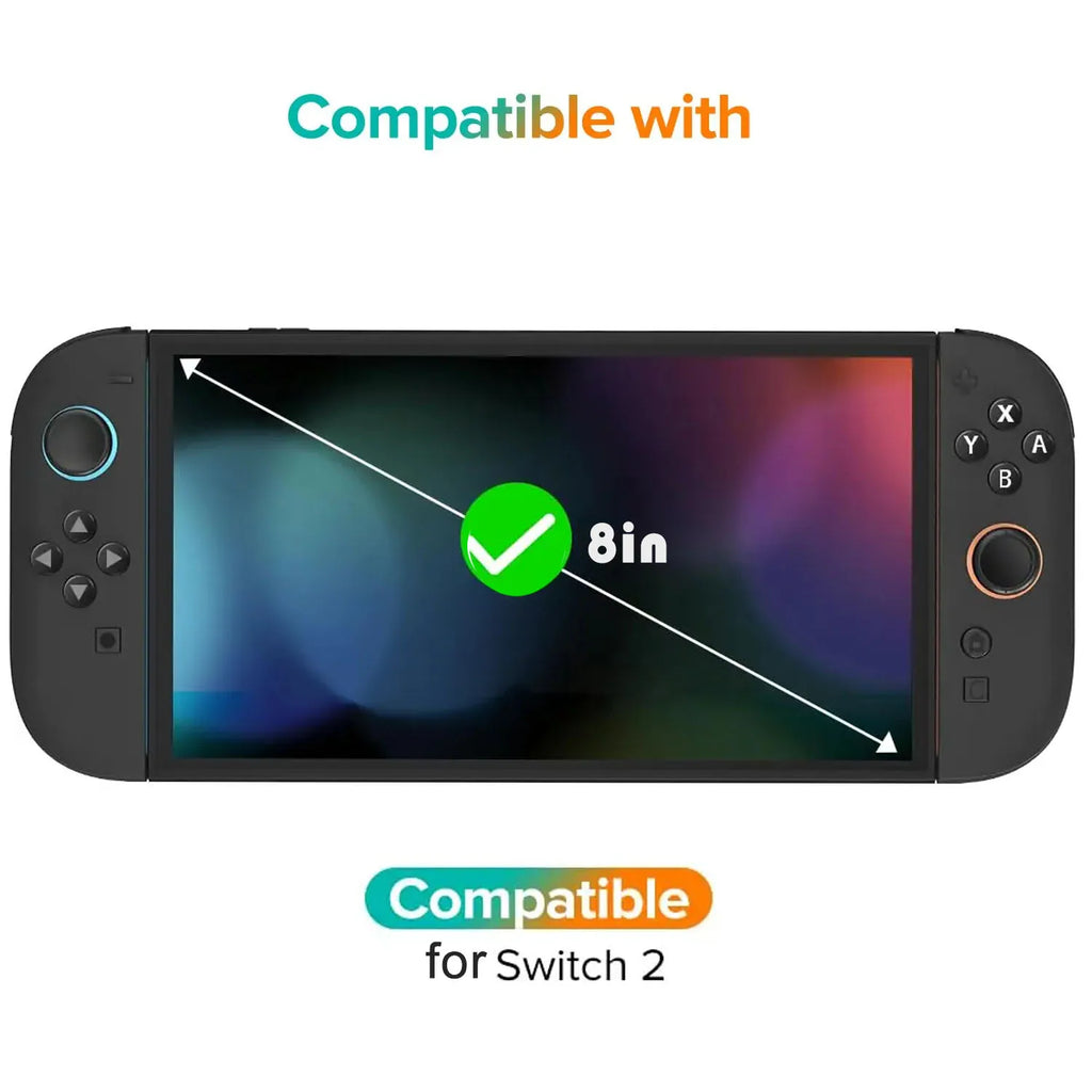 Nintendo Switch 2 Screen Protector — HD Tempered Glass, Anti-Scratch (1/2/3 Pack)