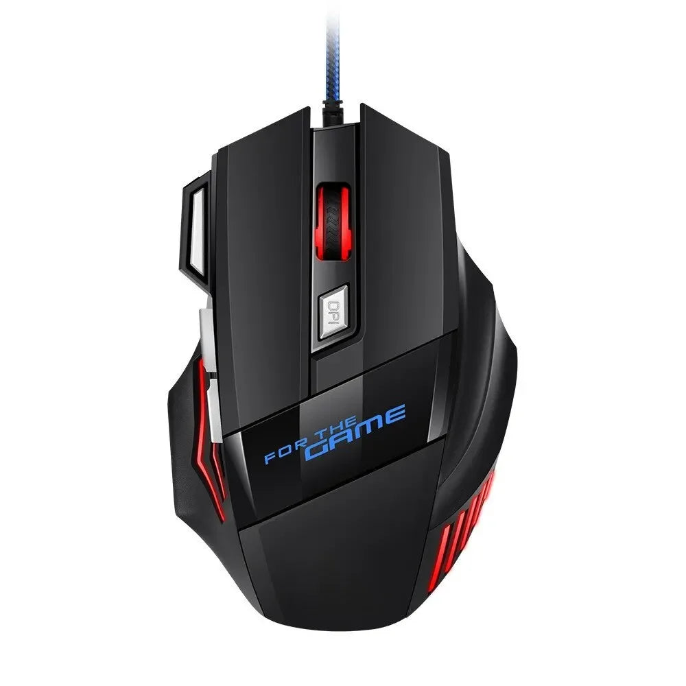 Hyperspeed RGB Gaming Mouse — 7-Button Wired Ergonomic Design