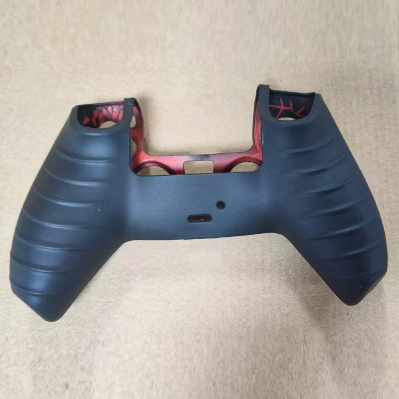 PS5 Controller Silicone Cover — Anti-Slip Skin with Thumb Grip & Touchpad Sticker